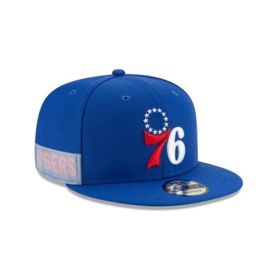 Philadelphia 76ers Gorra | New Era NBA Clear Feature 9fifty Snapback Cap Mexico - Azules